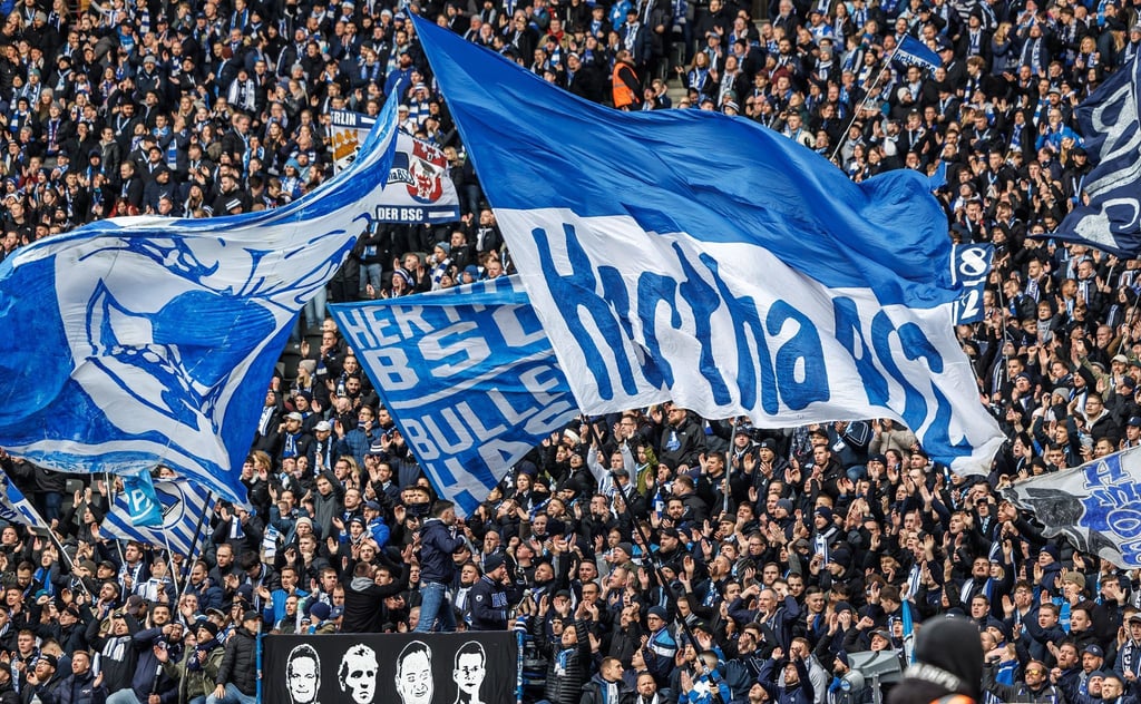 Im Fanbereich der Hertha kam es zu dem Notfall.