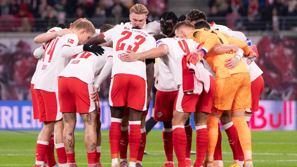 Eine echte Mannschaft: RB Leipzig schwört sich ein.