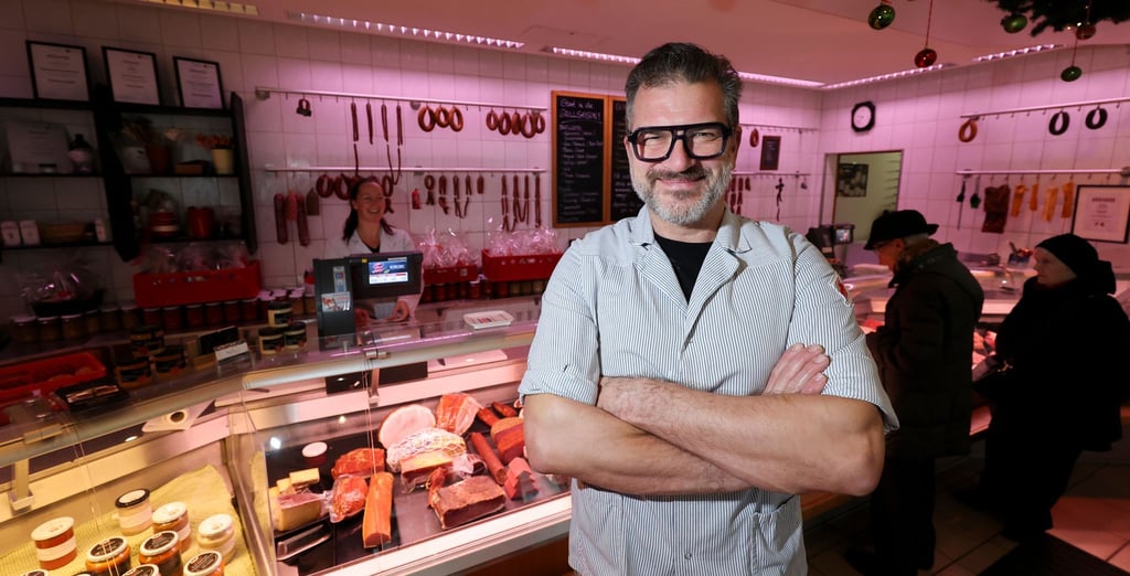 Für Metzgermeister Franz Richter ist die Zeit vor Weihnachten sehr umsatzstark.