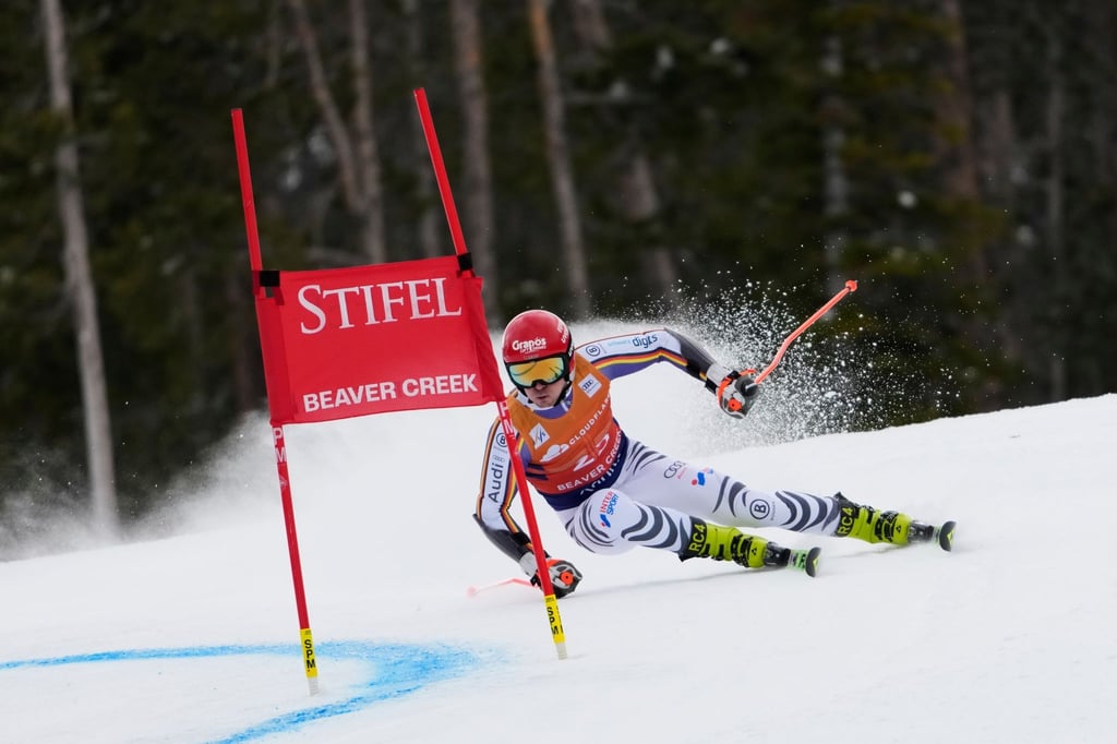 Der deutsche Skirennfahrer Fabian Gratz beim Riesenslalom von Beaver Creek.