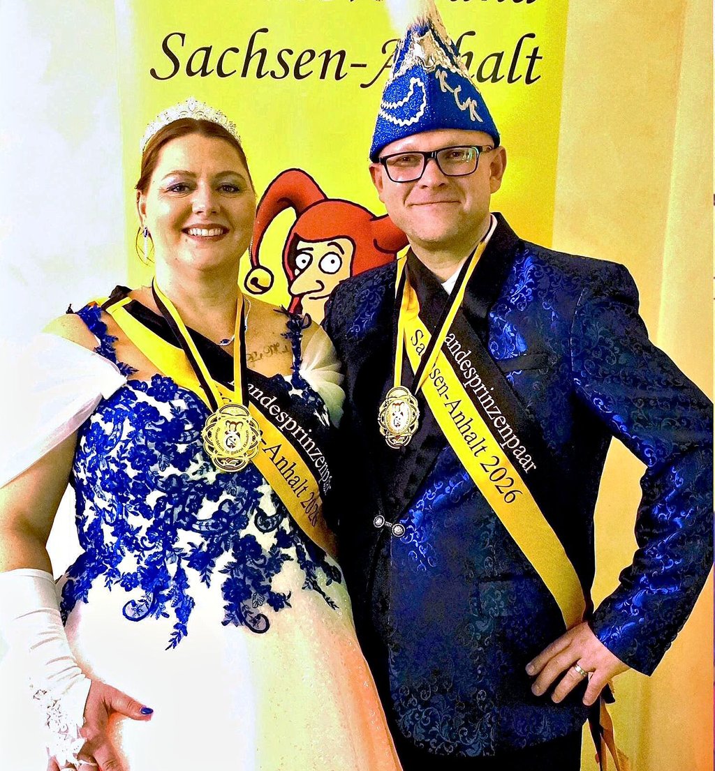 Erstmals stellt der KCK Blau-Weiß mit Conny und Tino Mahler ein Landesprinzenpaar.