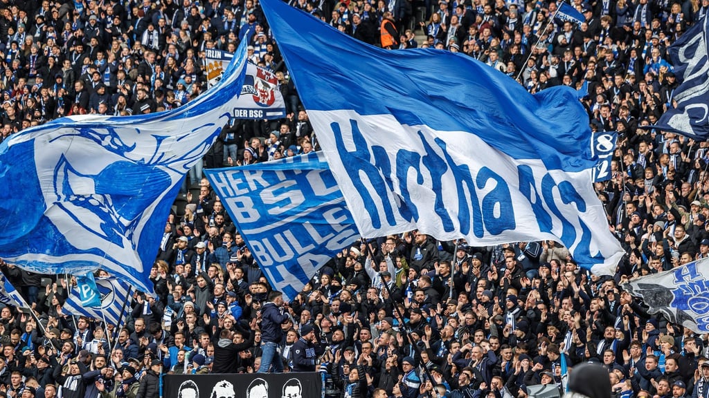 Im Fanbereich der Hertha kam es zu dem Notfall.