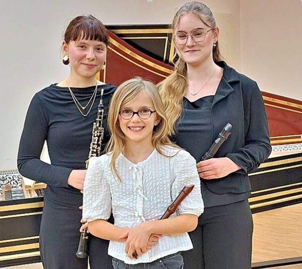 Das sind die Preisträgerinnen (v.l.): Annika Poltersdorf, Tabea Baumert und Lydia Hädicke.