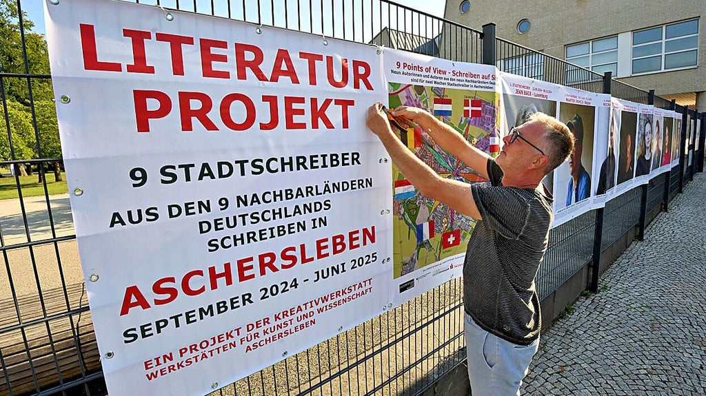Im September 2024 startete das Ascherslebener Stadtschreiberprojekt „9 Points of View“. Jetzt wurde es beendet.