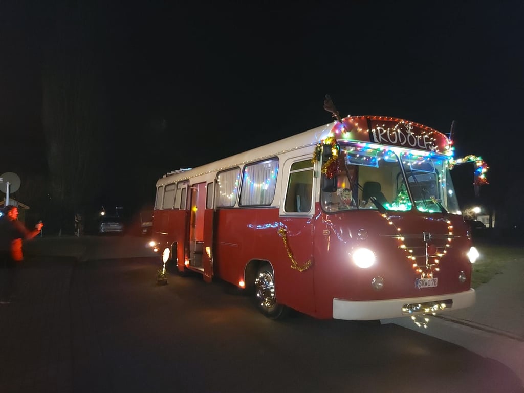 Okay, es ist nicht der Coca-Cola-Truck, aber ein viel fotografierter Hingucker.