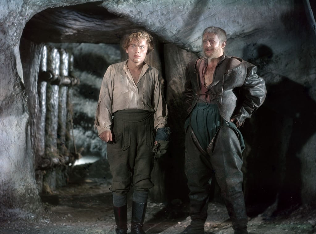 Die Schauspieler Lutz Moik (l) in der Figur des Köhlers Peter Munk und Erwin Geschonnek als Holländer-Michel in der Märchen-Verfilmung „Das kalte Herz“.