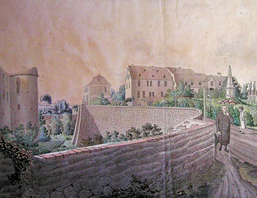 Eine Ansicht der Jägerbergs aus der Zeit vor 1821.