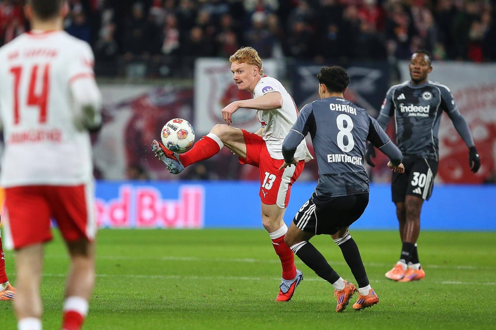 Nicolas Seiwald im Spiel gegen Eintracht Frankfurt.