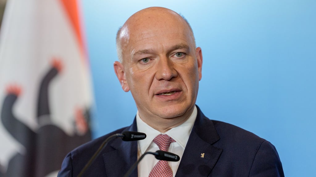 Berlins Regierender Bürgermeister Kai Wegner (CDU) will die Stadt als Startup-Metropole im Bereich der Finanztechnologien voranbringen. (Archivbild)