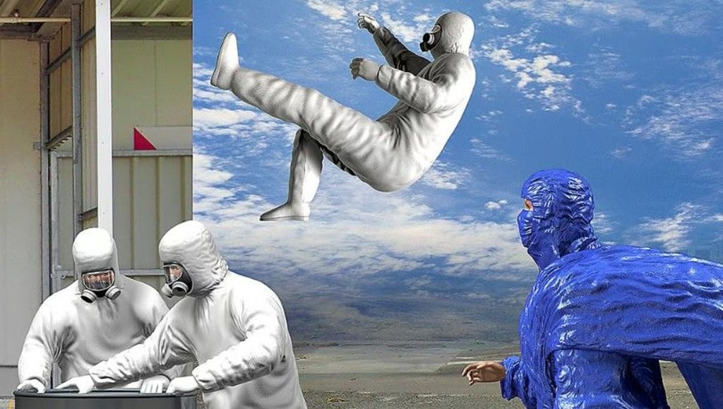 Dagmar Varady: „Katrina“ (2005), „Colorama“ aus der Werkgruppe „Panorama“ (Ausschnitt) )