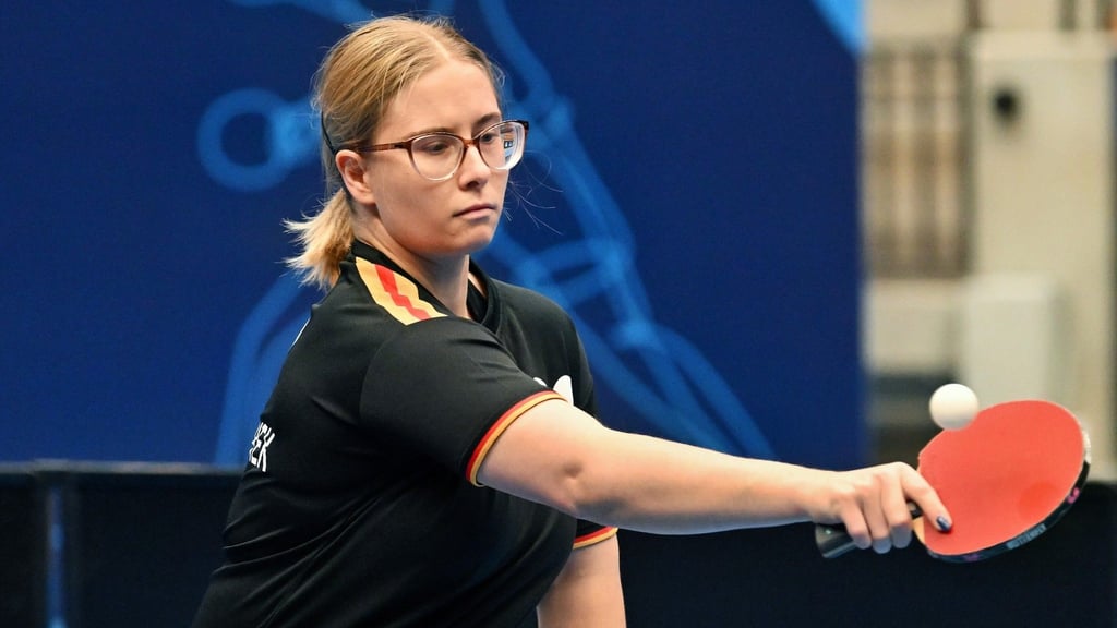 Sandra Mikolaschek in Aktion.