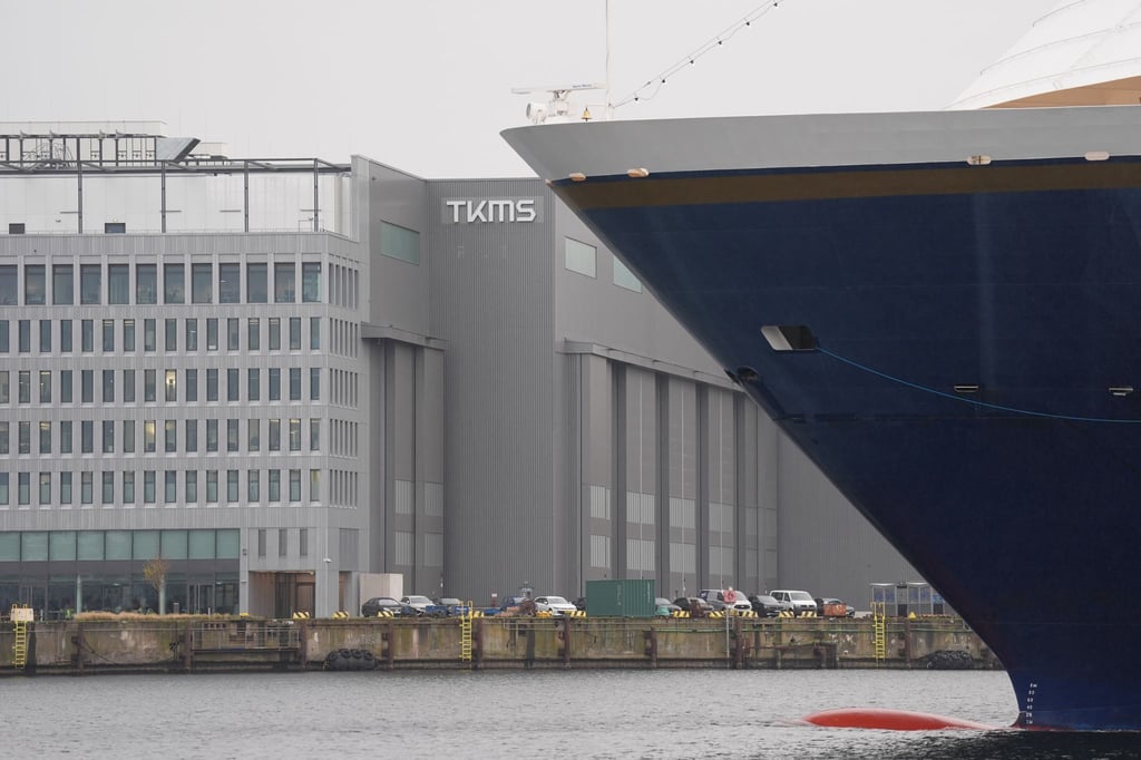 Der Kieler Marineschiffbauer TKMS steigert seinen Gewinn. (Archivbild)