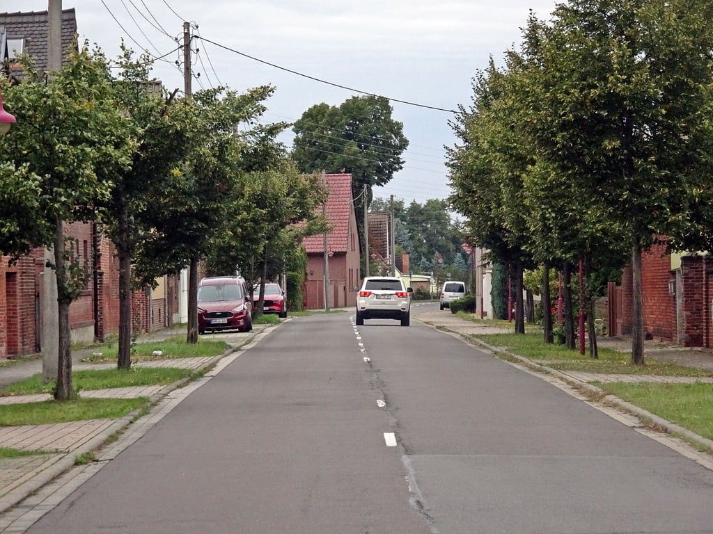 Alte Schulstraße in Kakau