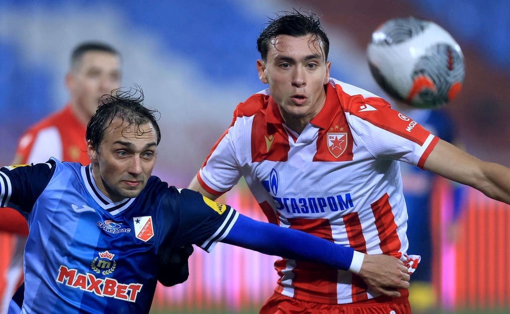 Aleksa Damjanovic spielt für Roter Stern Belgrad.