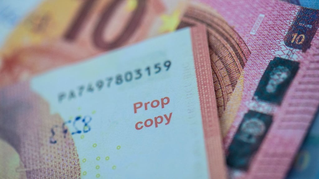 Die beiden Verdächtigen sollen nach bisherigem Ermittlungsstand mehr als 300.000 Euro Falschgeld hergestellt und in den Umlauf gebracht haben. (Symbolbild)