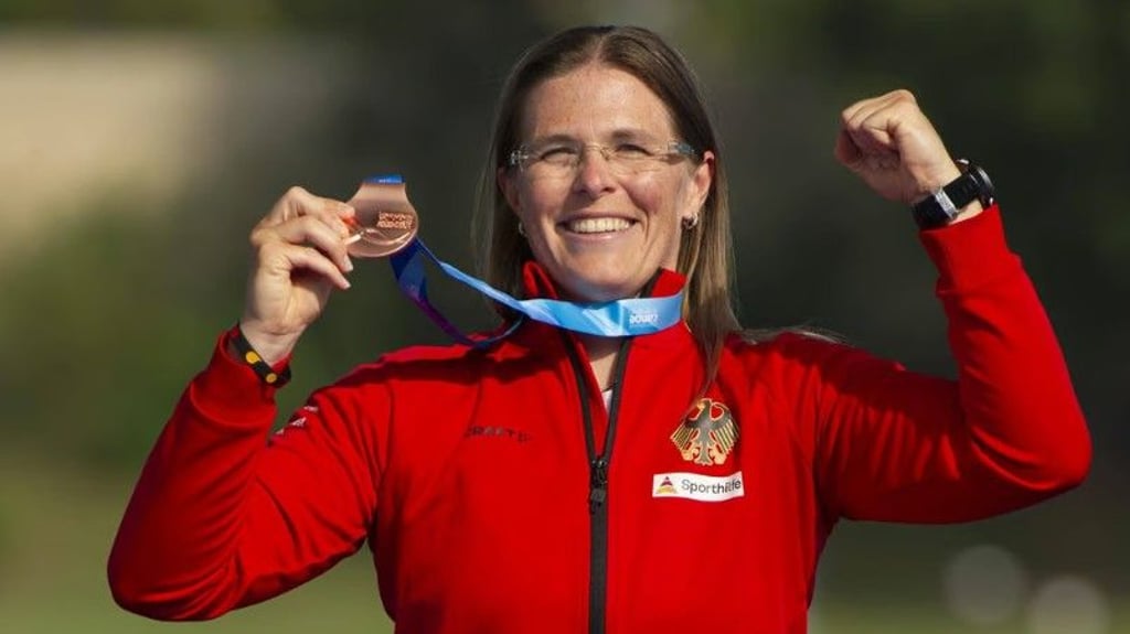 Anja Adler gewann bei der Sprint-WM in Mailand Bronze.