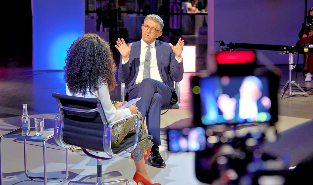 Kulturstaatsminister Wolfram Weimer war zu Gast bei der Sendung „Titel, Thesen, Tmeperamente“ im MDR.