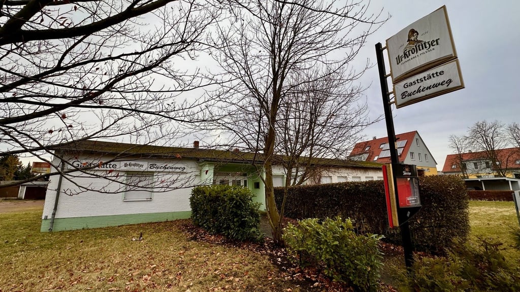 Sie wird wohl nie wieder öffnen: die Gaststätte Buchenweg in Halles Süden.