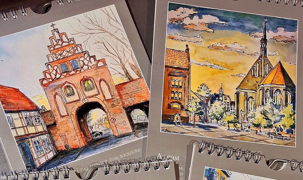 Einige Motive aus dem neuen Kunstkalender.  