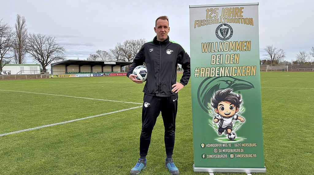 Steve Harport ist schon seit 32 Jahren, seit er sieben Jahre alt ist, Mitglied beim SV Merseburg 99. 