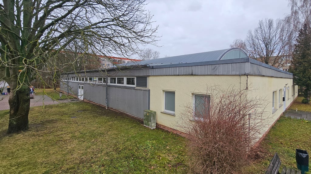 Auch über die Zukunft der Gaterslebener Turnhalle sind Passagen im unterzeichneten Kooperationsvertrag zu finden.