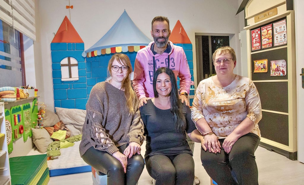 Sie lieben ihren Beruf, müssen aber sehr kämpfen (v.li.): Franziska Wröbel, Kay Gonetz, Doreen Grune und Kerstin Huth. 