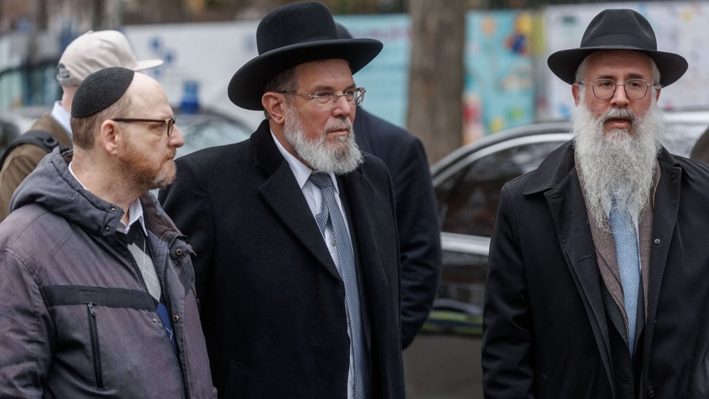 Auf dem Platz soll die ehemalige Bornplatzsynagoge wieder aufgebaut werden.