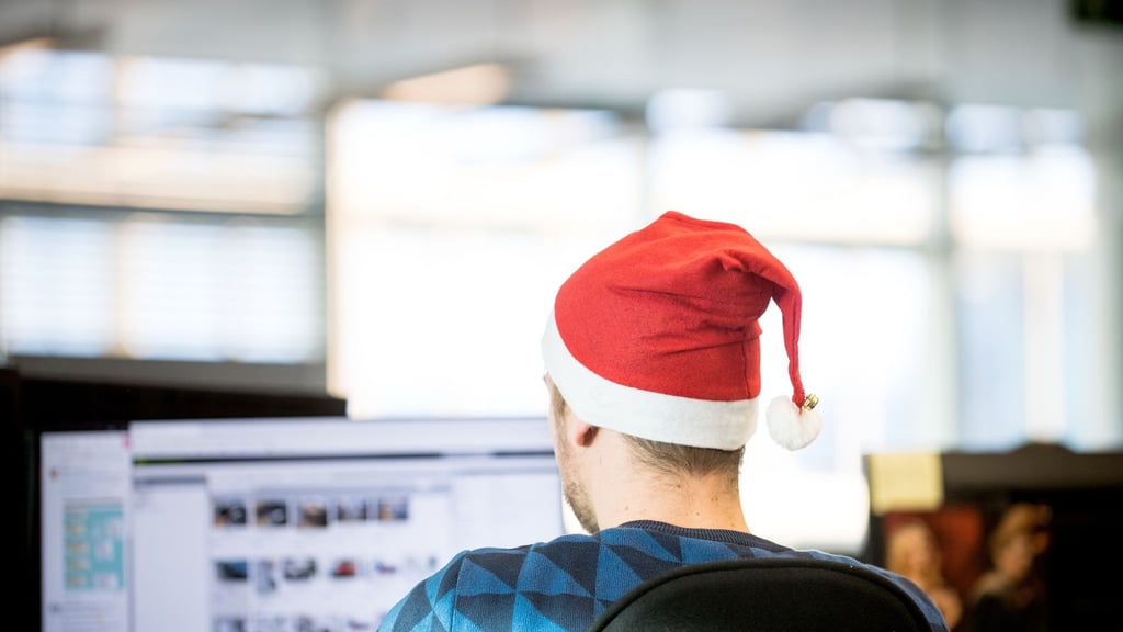 Wenn im Büro die besinnliche Zeit anbricht, ist mehr Raum für Gespräche