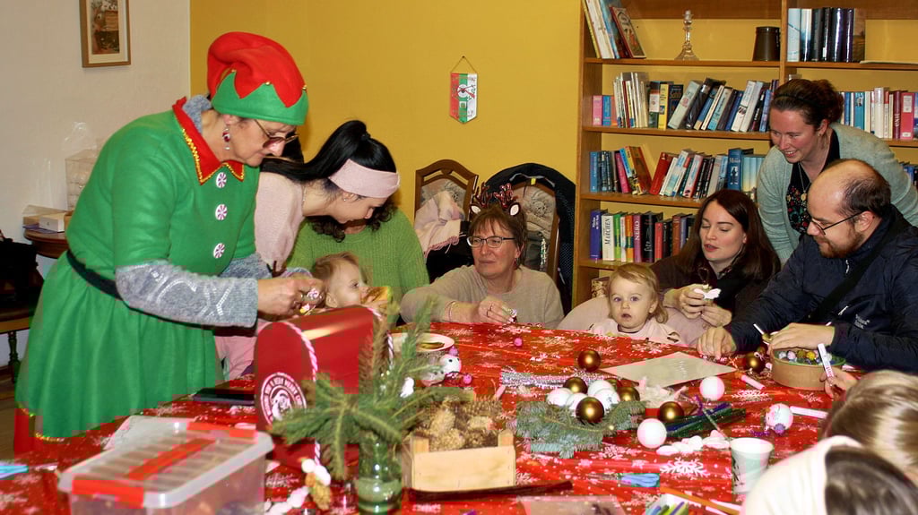 Hier wird gemeinsam gebastelt und das ein oder andere Kunstwerk geschaffen. 