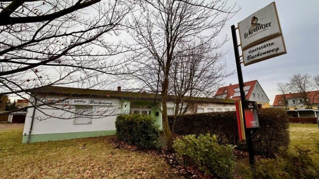 Sie wird wohl nie wieder öffnen: die Gaststätte Buchenweg in Halles Süden.