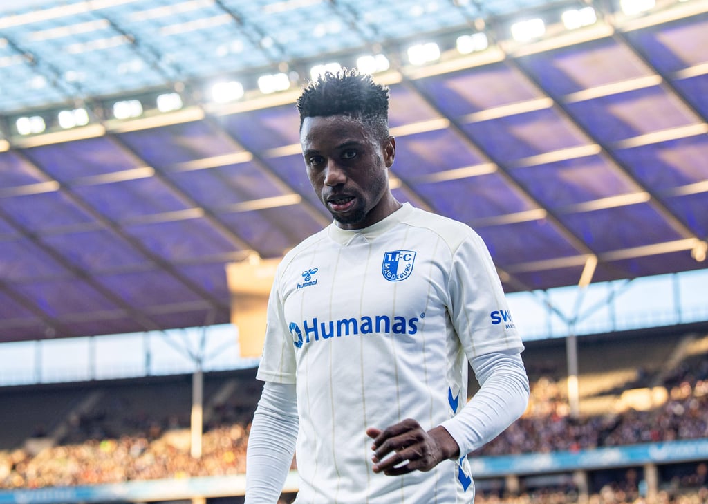 FCM-Akteur Lubambo Musonda musste beim Spiel gegen Hertha BSC angeschlagen ausgewechselt werden.