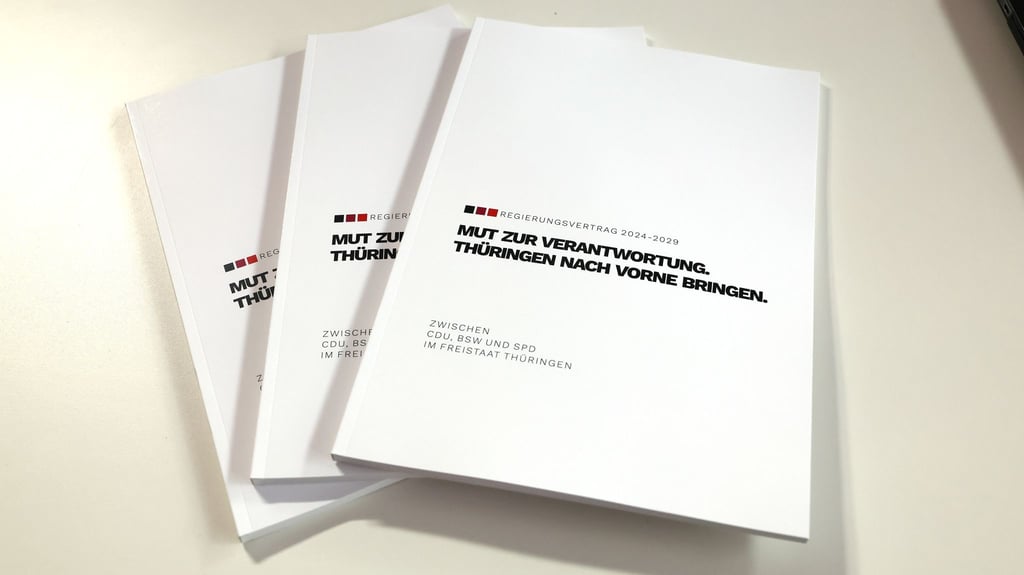 Thüringer Regierungskoalition derzeit laut Umfrage ohne Mehrheit (Illustration)