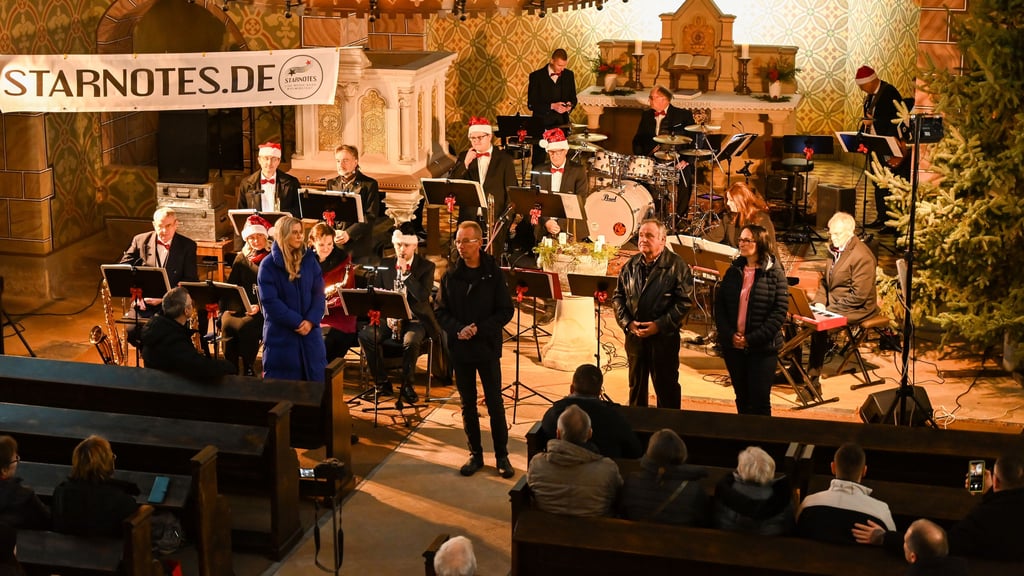 Die Starnotes haben am Wochenende die Kirche in Klein Germersleben zum Klingen gebracht. 