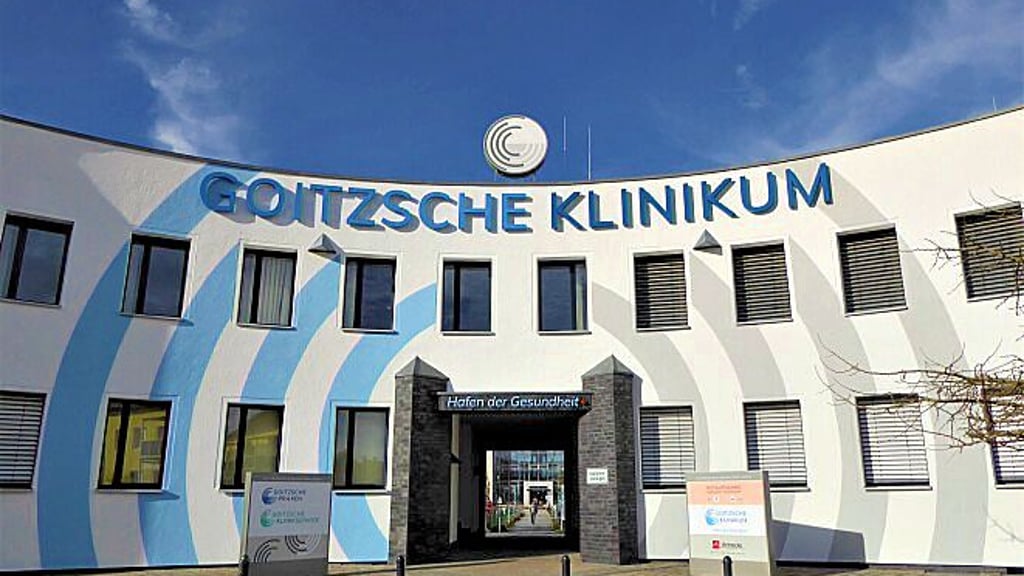 Das Goitzsche Klinikum in Bitterfeld. 