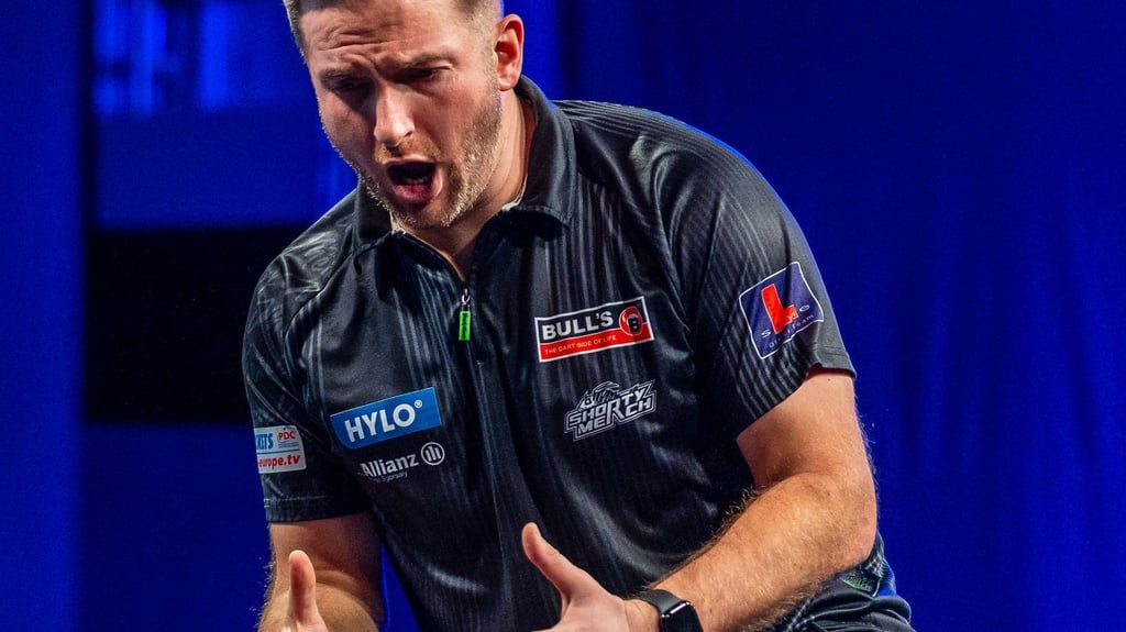 Arno Merk spielt erstmals bei der Darts-WM.