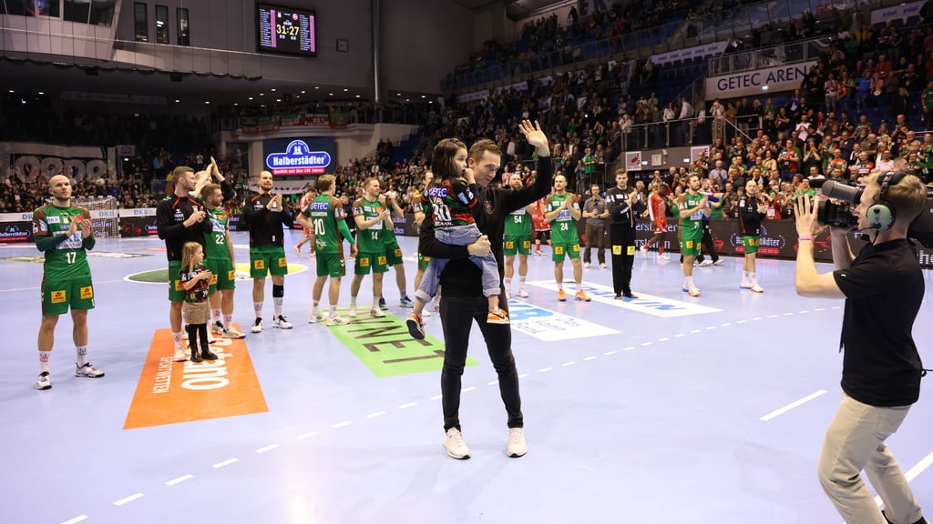 Nach dem Ablauf seiner Sperre war Nikola Portner erstmals in dieser Saison bei einem SCM-Heimspiel in der Halle.