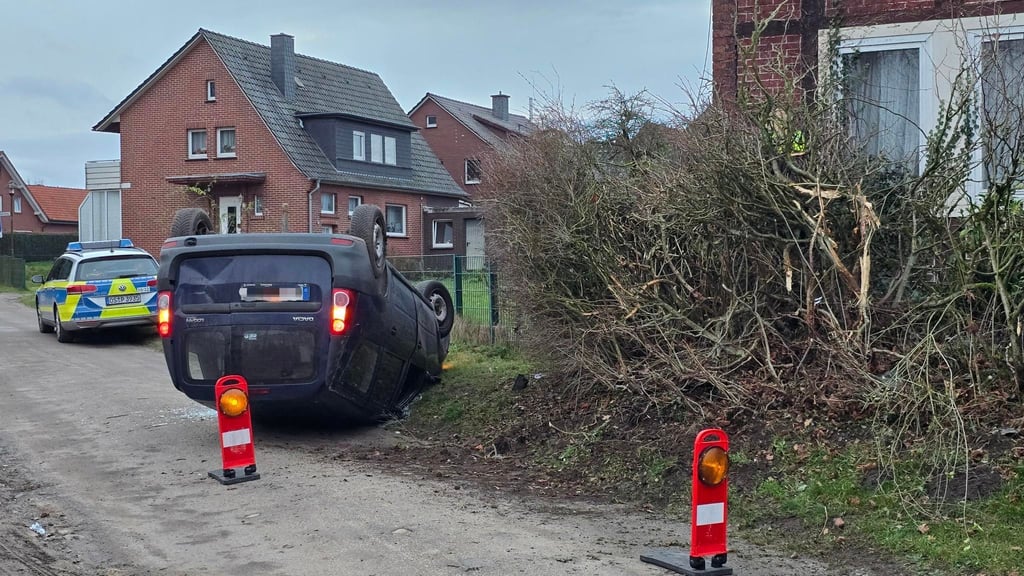 Die Verfolgungsfahrt endete abrupt.