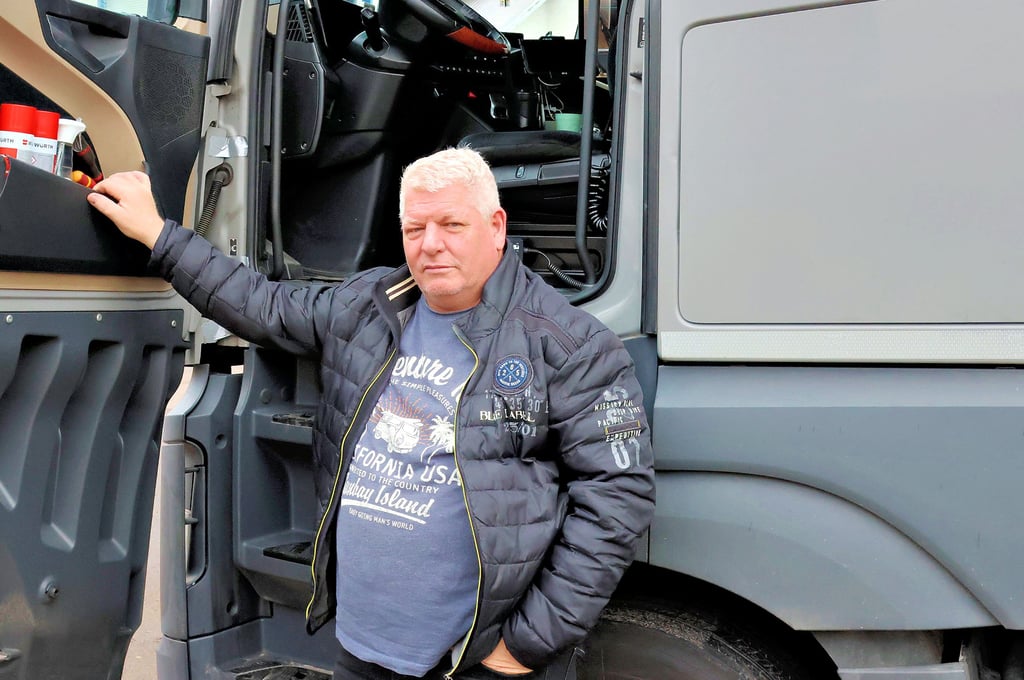 Heiko Kuhnhold aus Berga ist seit den 80er Jahren Fernfahrer – mit großer Leidenschaft.