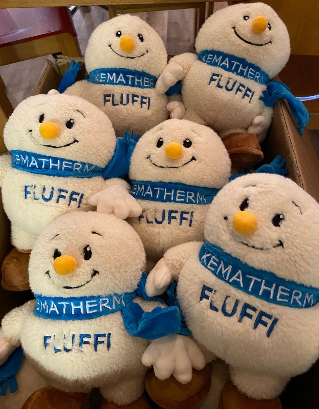 Mädchen und Jungen der Halberstädter Kindertagesstätte „Pfiffikus“ durften sich über die Kuscheltier-Dämmflocke Fluffi freuen.