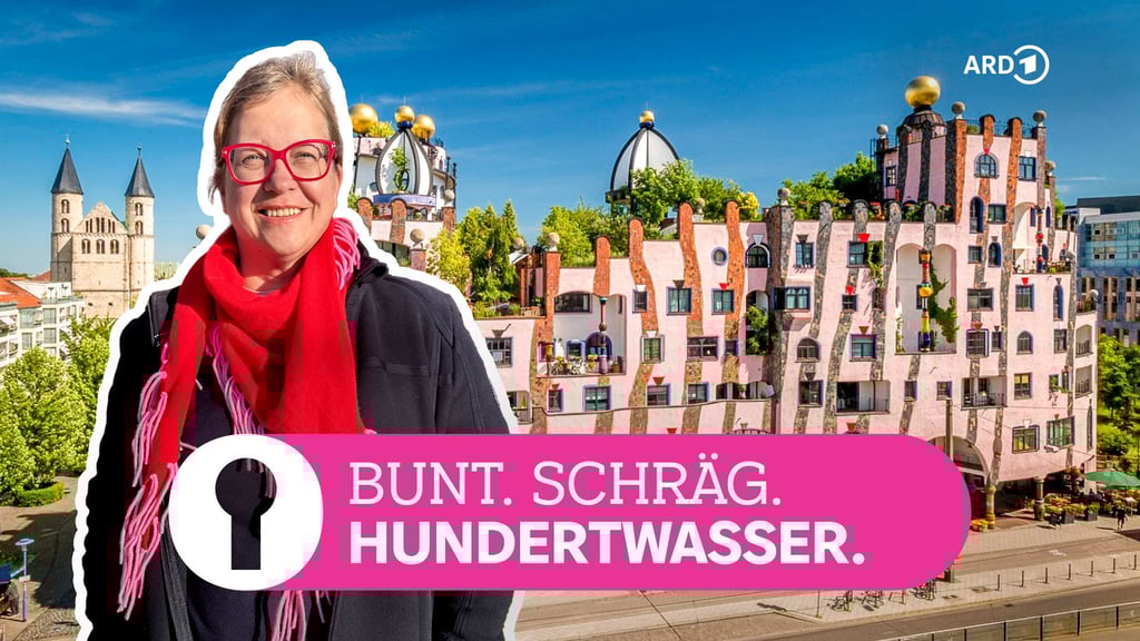 Christina Rost nimmt mit ihrer Wohnung im Magdeburger Hundertwasserhaus an der ARD-Sendung Room Tour teil.