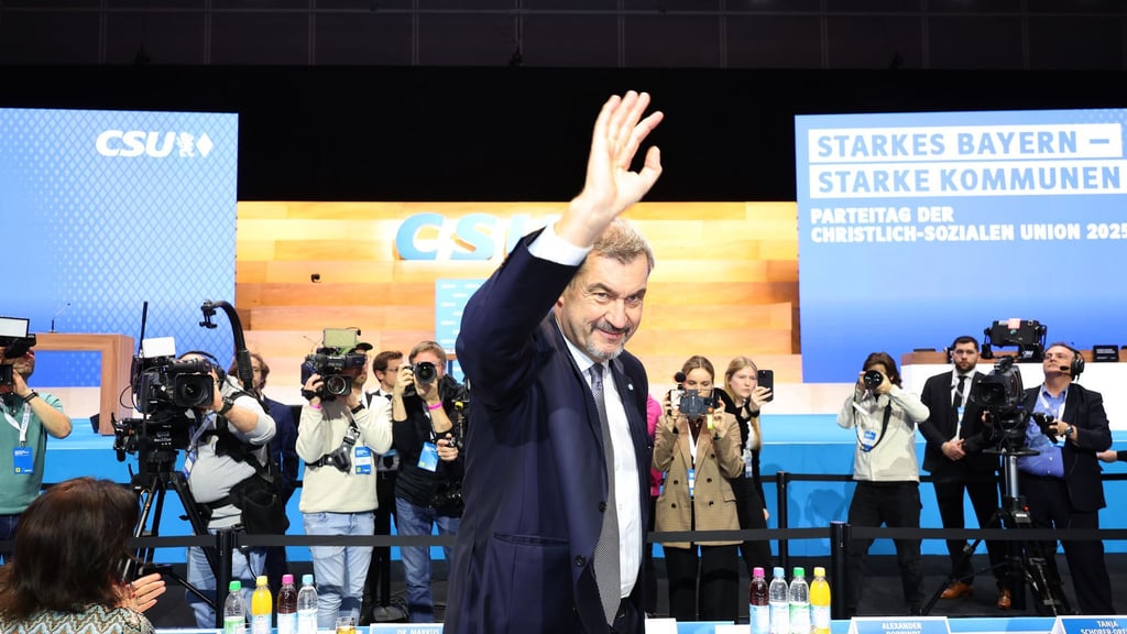 Markus Söder sieht die CSU voll auf Kurs.