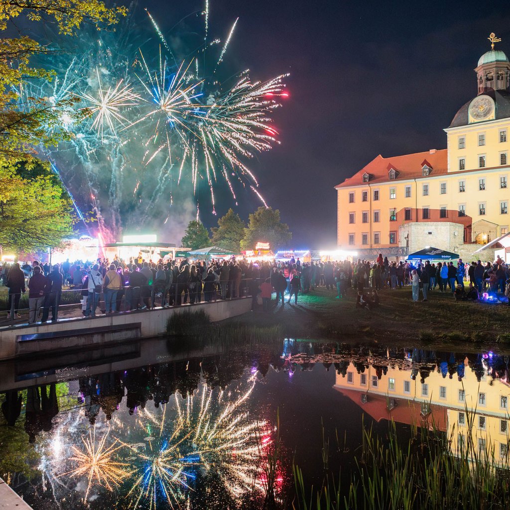 Der Schlosspark Moritzburg in Zeitz soll mit Millionenförderung modernisiert werden (Archivbild)