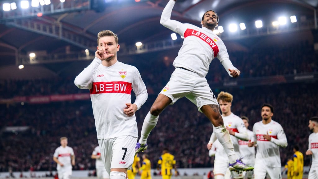 Das L zum Jubel war ein Gruß an seine Frau.