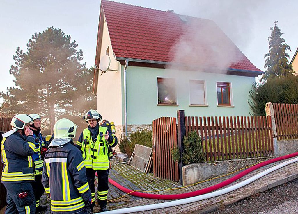 Der Brandherd beschränkte sich auf einen Raum des Einfamilienhauses in Eckartsberga.