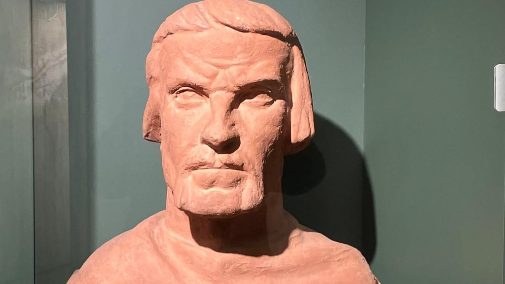 Diese Thomas-Müntzer-Büste ist im Stolberger Museum Alte Münze ausgestellt. Sie hat die Historiker lange Zeit vor ein Rätsel gestellt.
