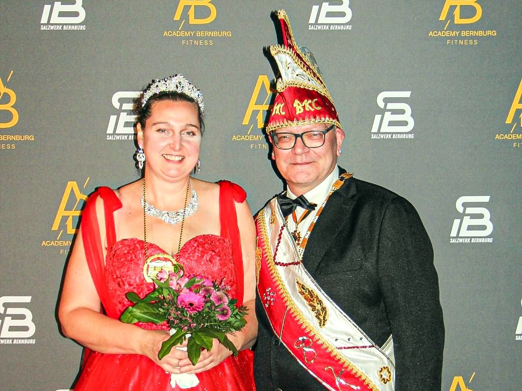 Das Bernburger Prinzenpaar: Julia I. und Klaus I.