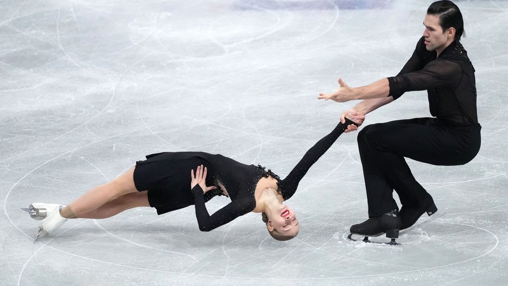 Stehen vor dem deutschen Meistertitel: Minerva Hase und Nikita Volodin. (Archivbild)