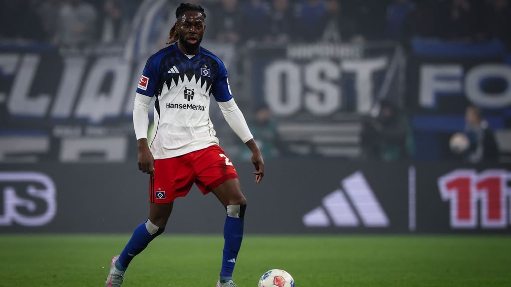 HSV-Abwehrspieler Jordan Torunarigha hatte keinen leichten Start in Hamburg. (Archivbild)