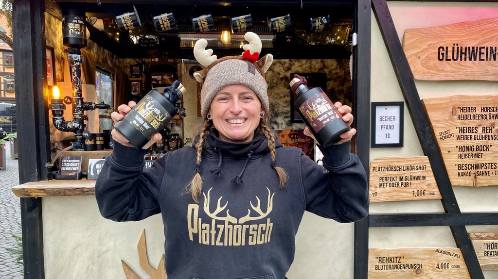 Typisch Harz: Ricarda Drogans selbst kreierte Liköre sind mit der Regionalmarke ausgezeichnet. Zu probieren gibt es sie etwa auf dem Wernigeröder Weihnachtsmarkt.