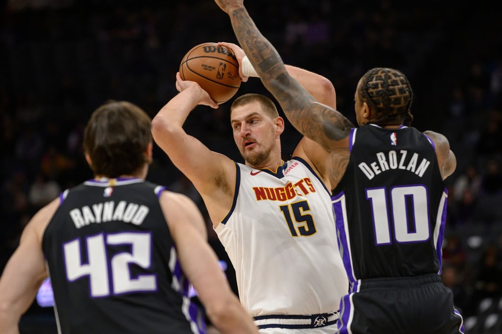 Nikola Jokic war von Sacramentos Verteidigung nicht zu stoppen.